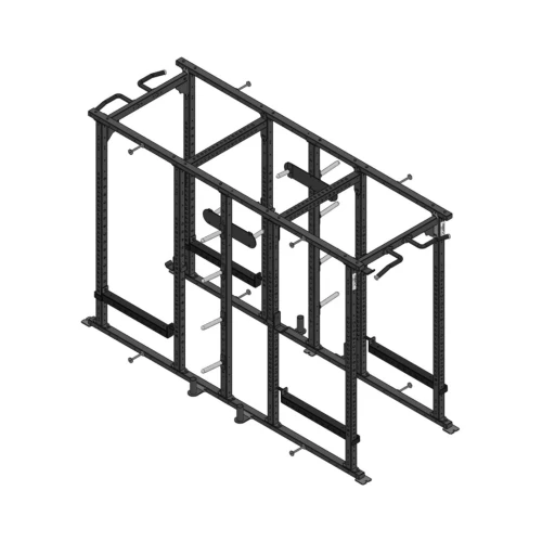 PMX Promaxima Series Double Full Rack, 3x3 11g Uprights